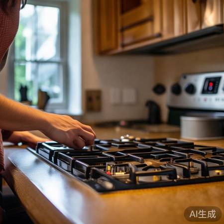 燃气灶打火难？检查电池，测压力