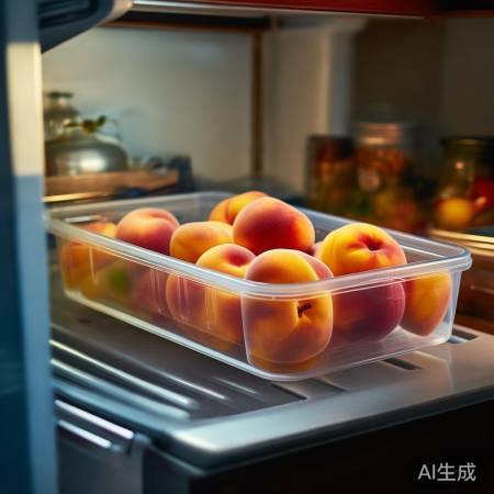 冷冻桃子小窍门，防漏汁保整洁。