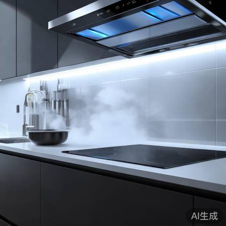 安全集成灶，强大吸力保健康