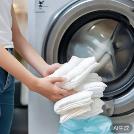 尿片投放技巧，洗衣无忧。