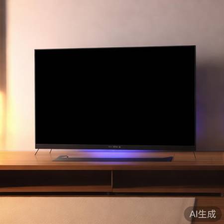 电视待机状态，准备连接操作。