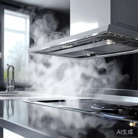 高层或嘈杂环境，油烟机风扇助排