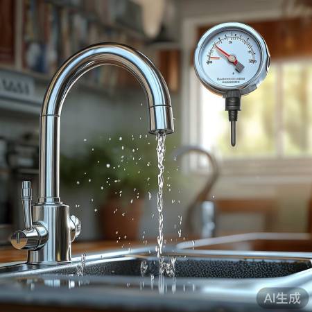 水压过高，调节水压，联系维修。