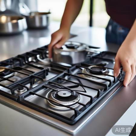 华帝燃气灶燃烧器易拆洗，清洁无