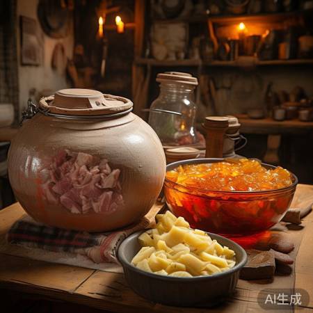 古法保鲜:盐腌肉糖醋菜