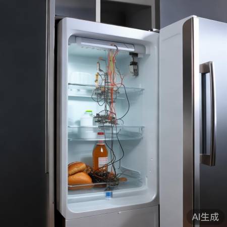 冰箱温度传感器故障，致不制冷。