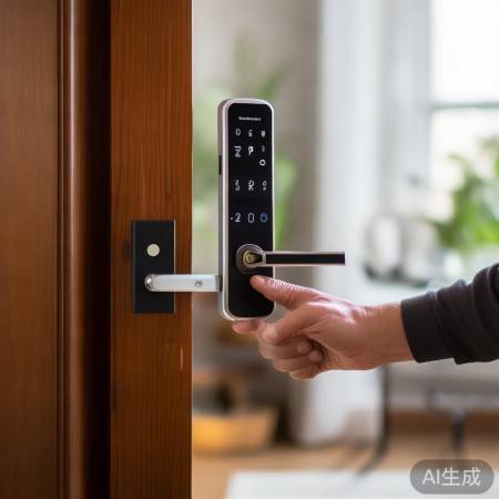 高帝恩智能锁558F，安装简便