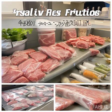 保鲜膜包裹食材，延长保鲜。