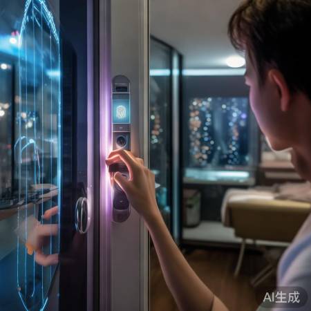 指纹锁测试，成功解锁！