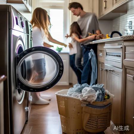 洗衣机安全使用要点：防潮防堵，