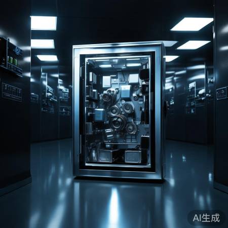 保险柜内置吸铁石，安全防护升级