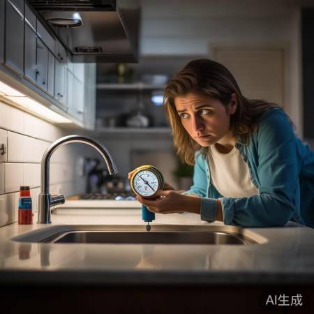 检查水压,联系物业调整