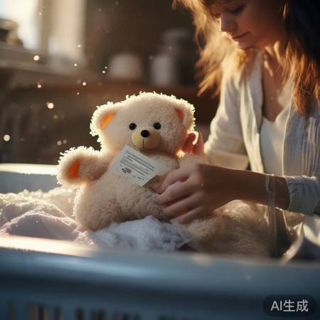 预处理易掉渣衣物，去多余纤维。