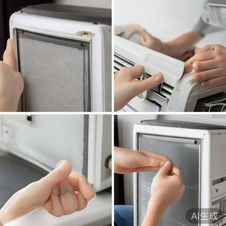 拆滤网，关电源，轻拿轻放。