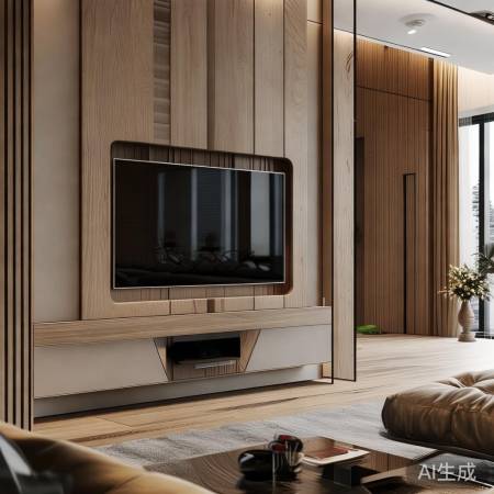 家居新选择：内嵌电视背景墙设计