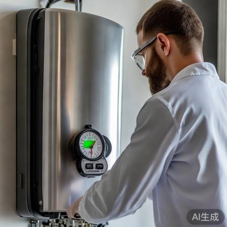 检查密封，壁挂炉无漏气