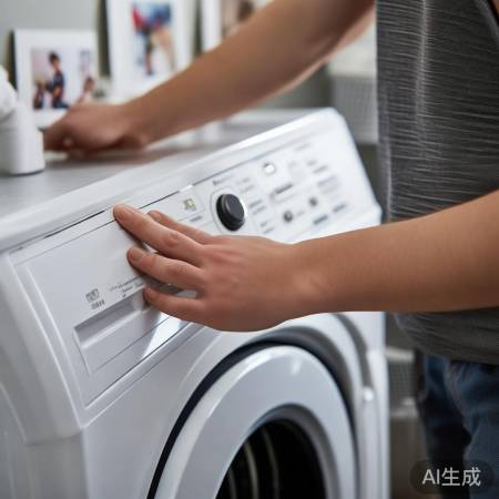 洗衣机按键失灵？轻敲恢复或换面