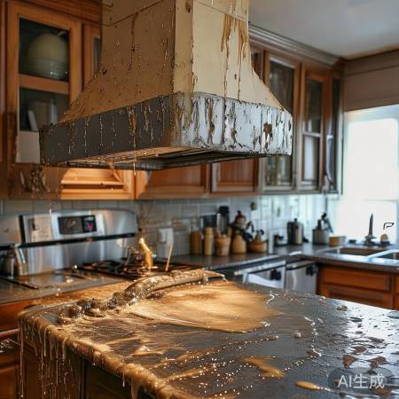 斜式油烟机清洗技巧，厨房清爽无