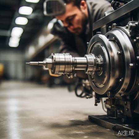 安装喷嘴，细致操作中