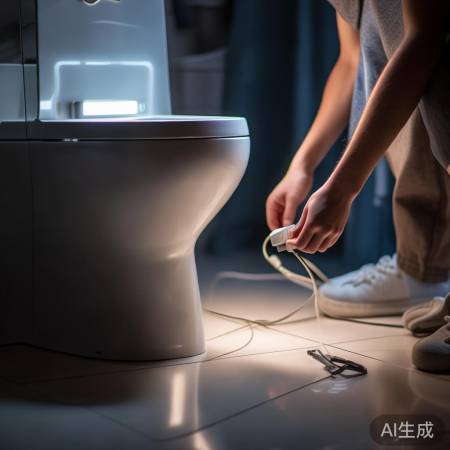 检查电源，马桶灯不亮原因。