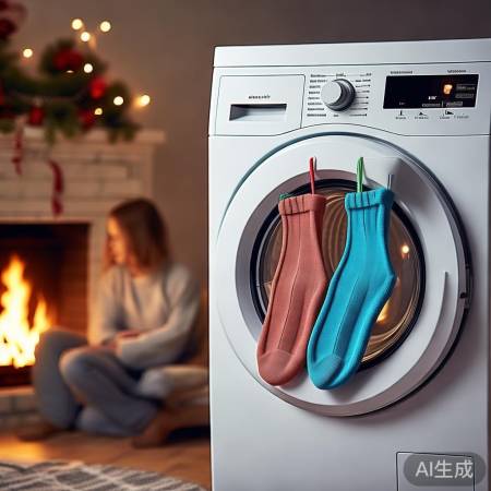 冬天袜子洗衣机洗?可行!