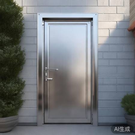 不锈钢门贵,安装维护成本高