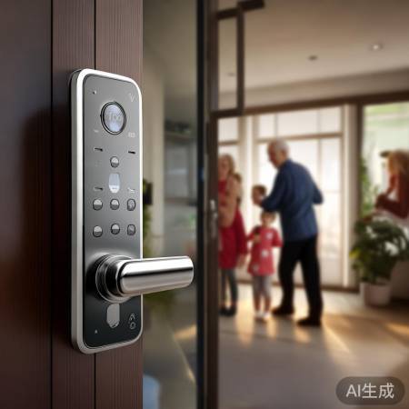 指纹锁升级，手机APP远程，居