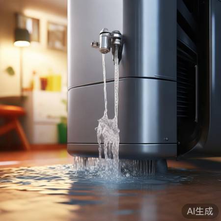 壁挂炉溢水孔在底部，压力高时溢