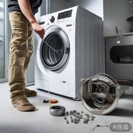 洗衣机轴承清理与更换步骤