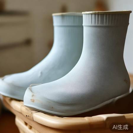 橡胶防滑袜易掉色,手洗最佳