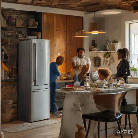 超薄冰箱，空间巧利用