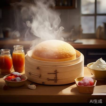 蒸蛋糕时备果酱，口感升级！