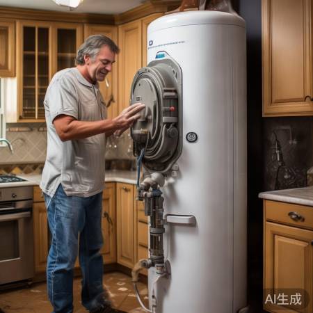 热水器进水流量小，检查水管清洁