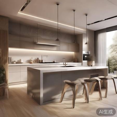 消毒柜安装，留足空间进出。