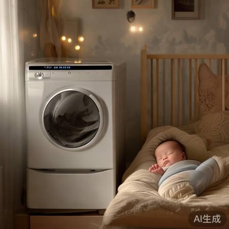 贝亲洗衣机低噪音，守护宝宝睡眠