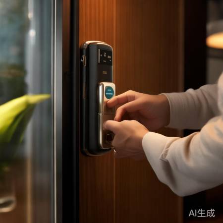 “轻松静音智能锁，生活更静音”