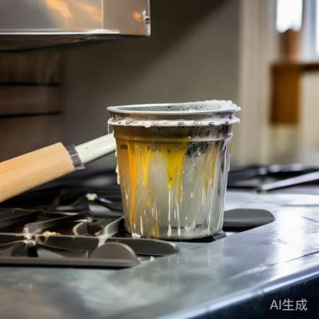 拆洗油烟机油杯，刷净晾干。