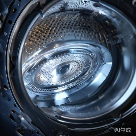 平衡环消振保平衡，洗衣机洗涤不