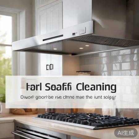 油烟机自清洗：无易燃物，勿开门