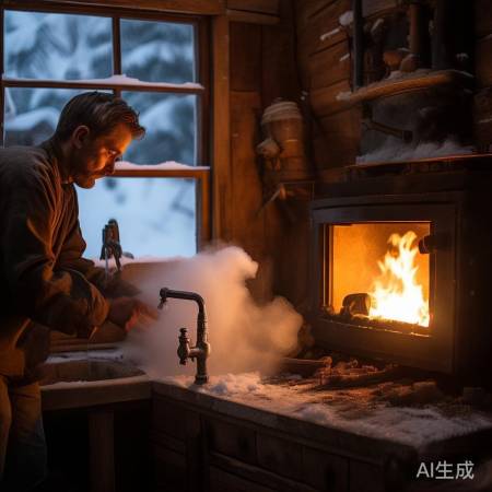冬季热水宜温，防结冰，调水温保