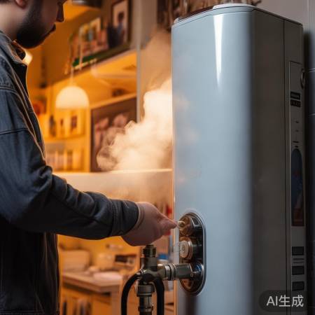 燃气阀未开，热水器点火失败