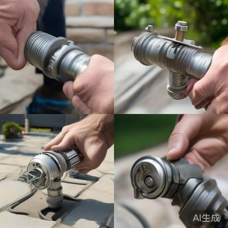 新气管连接壁挂炉与室外气源