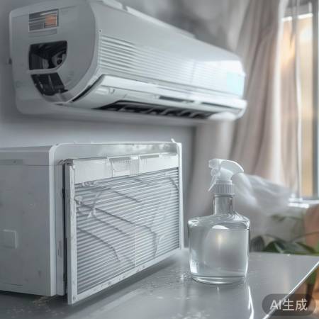 空调滤网清洗晾干复位