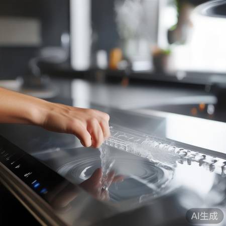 易清洁表面，一键自动洗。