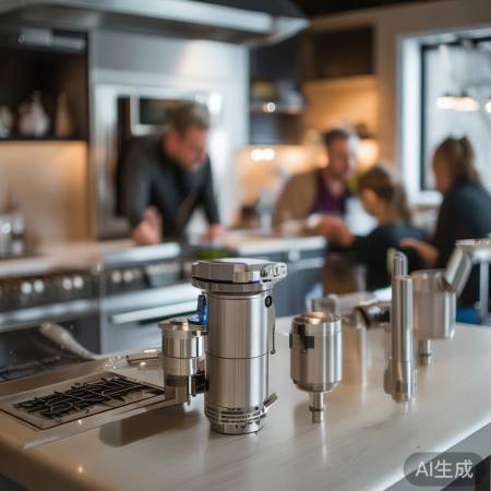 美大灶专用减压阀，厨房安全小英