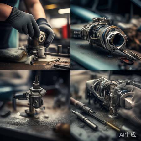 排气阀清洗：力度适中，细心清理