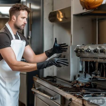 防滑手套护手，油烟机拆洗无忧