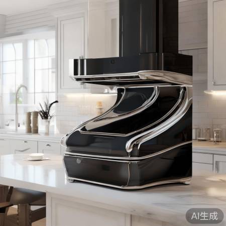 太太铭厨油烟机，美观小巧，厨房