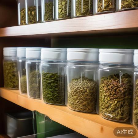 冷藏茶叶，密封防味，一周为宜，