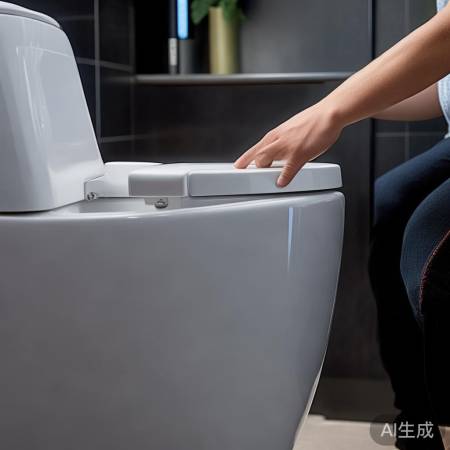 检查传感器，确保智能马桶电源键